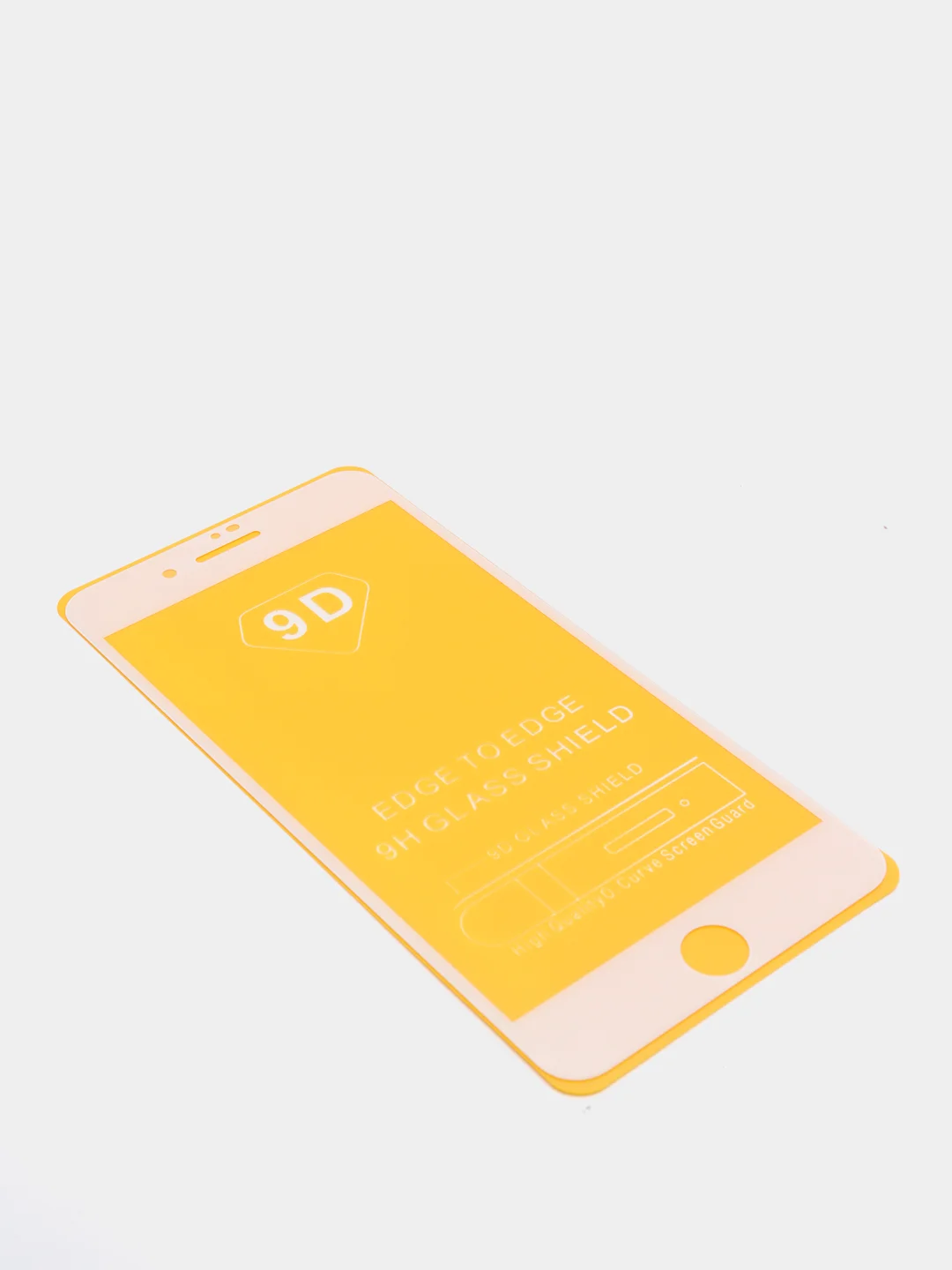 Белый защитное стекло для iPhone 7plus/8 plus 9D