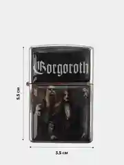Зажигалка металлическая бензиновая с принтом BORGOROTH