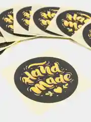 Набор наклеек для бизнеса Hand made, 4 х 4 см