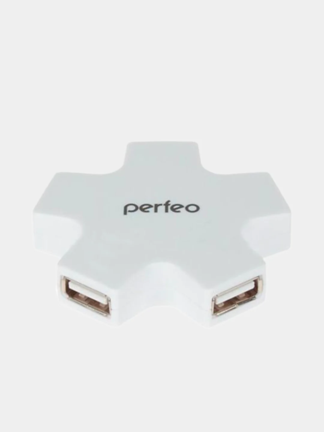 Белый perfeo USB хаб USB-HUB 4 порта PF-HYD-6098H