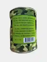 Зелёный хаки носки в консервной банке