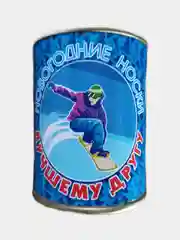 Ледяной носки в консервной банке