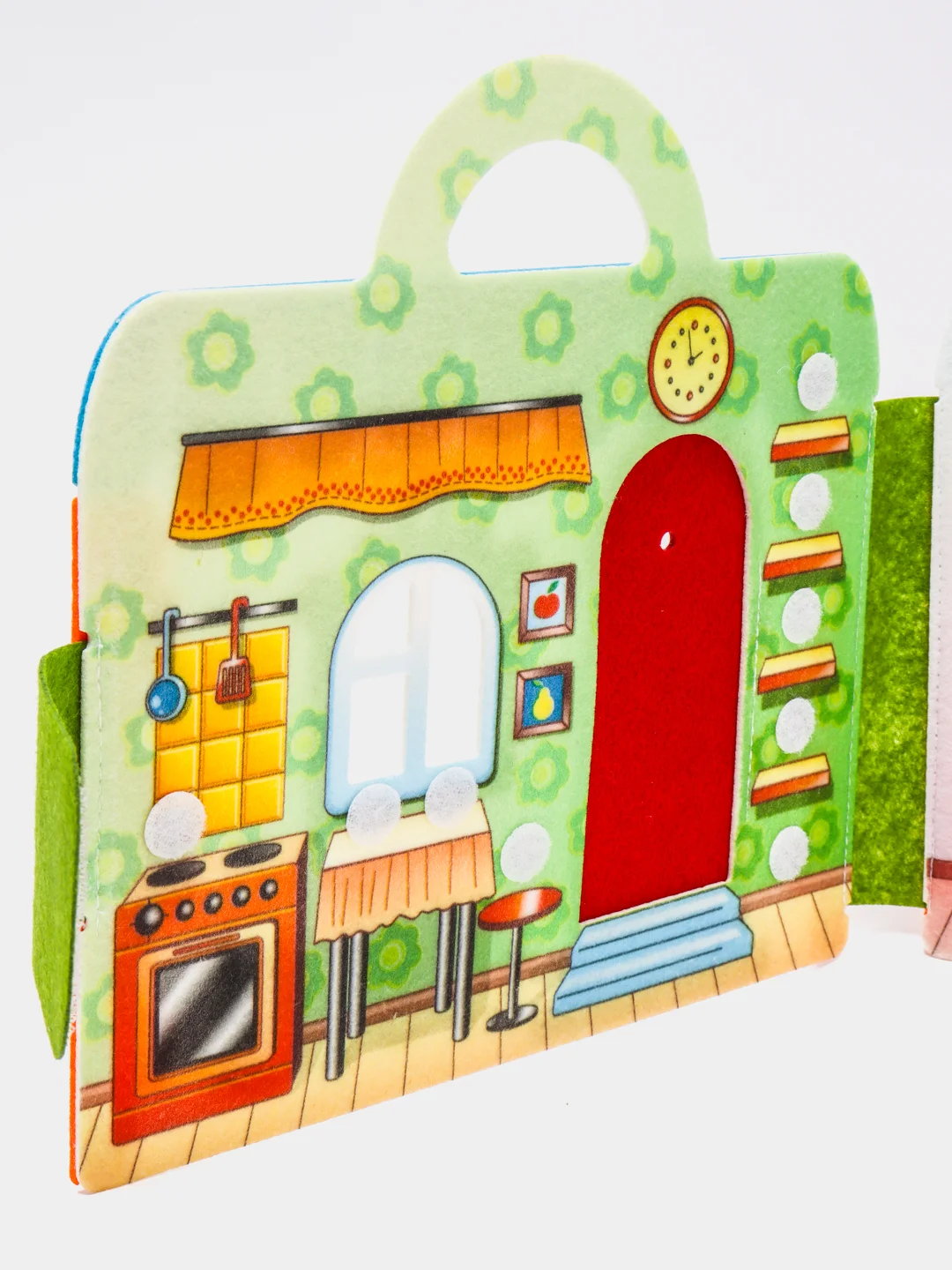 Развивающая игра из фетра Сумка-игралка "Кукольный домик"