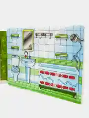 Развивающая игра из фетра Сумка-игралка "Кукольный домик"