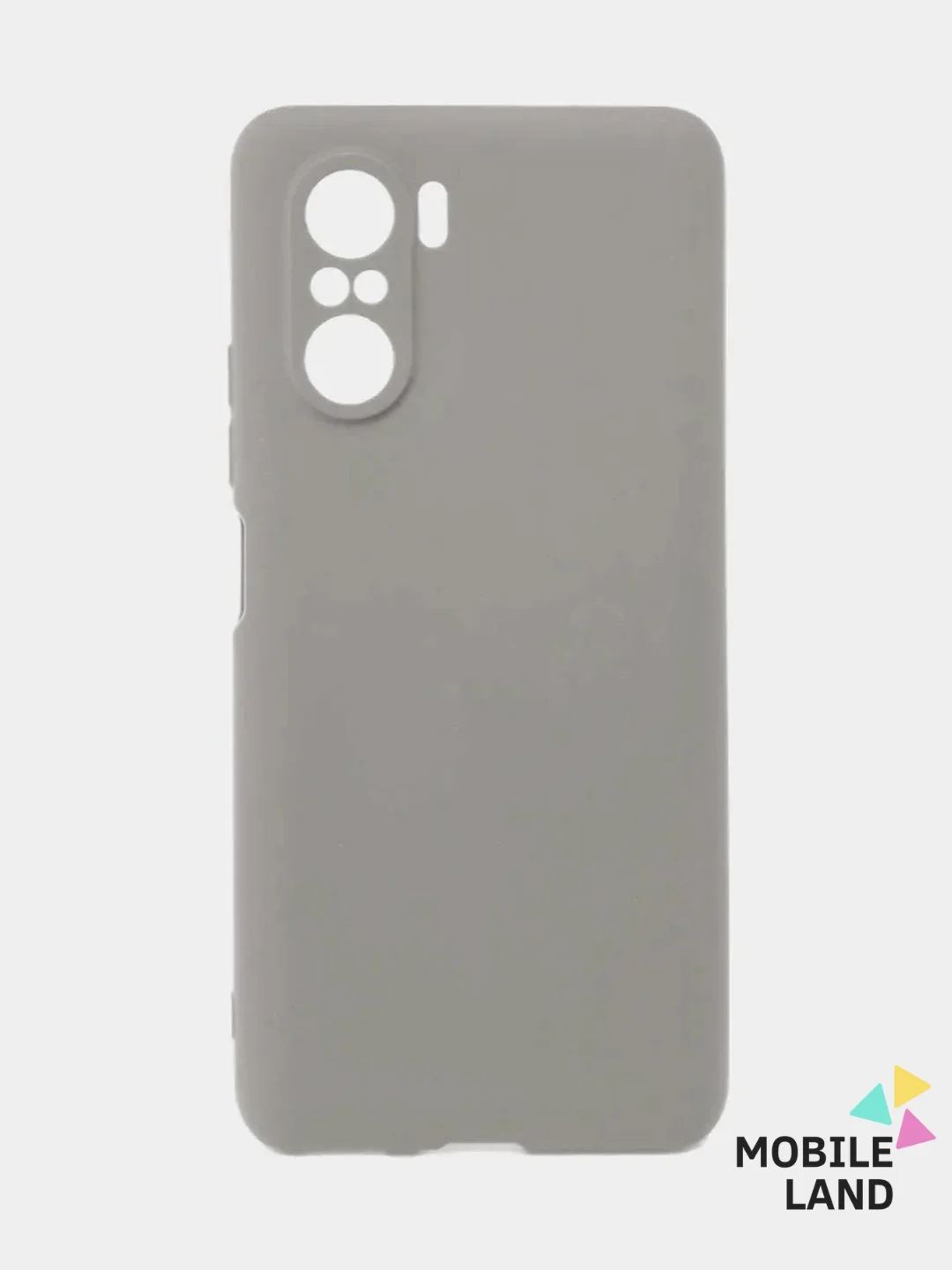 Серый меланж чехол для Xiaomi Poco F3 / Xiaomi Redmi K40 Pro силиконовый матовый