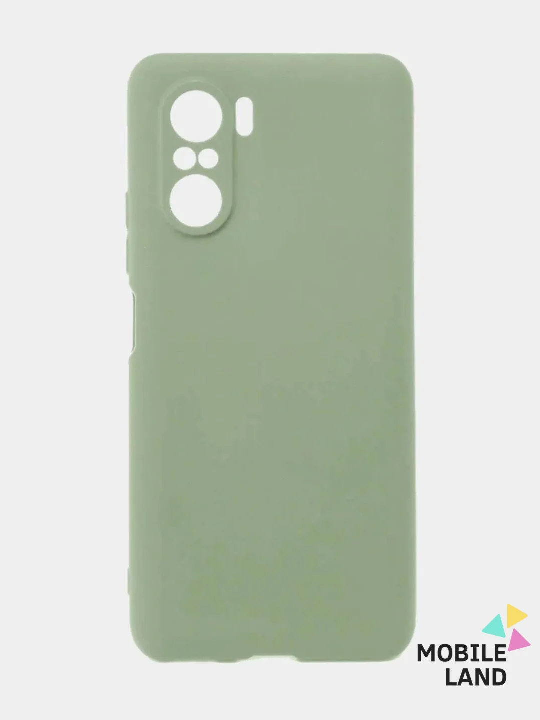 Приглушённый хаки чехол для Xiaomi Poco F3 / Xiaomi Redmi K40 Pro силиконовый матовый