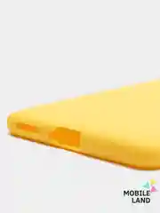 Желтый чехол для Xiaomi Poco F3 / Xiaomi Redmi K40 Pro силиконовый матовый