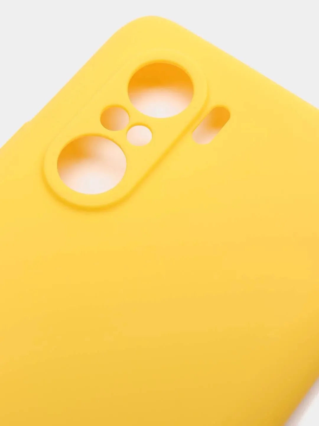 Желтый чехол для Xiaomi Poco F3 / Xiaomi Redmi K40 Pro силиконовый матовый