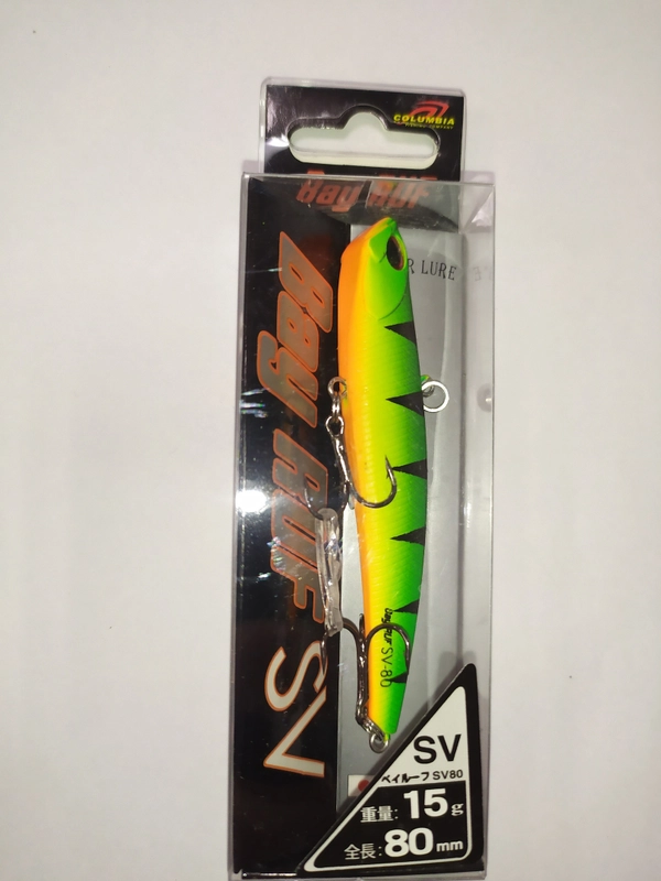 Ратлин Columbia Bay Ruf SV 80 mm, 15 gr, Цвет 19