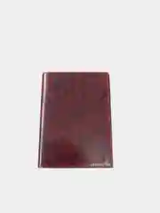 Бордовый обложка для автодокументов/ Бумажник женский из натуральной кожи