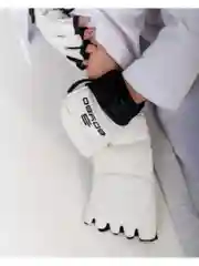 Белый перчатки спортивные с фиксацией