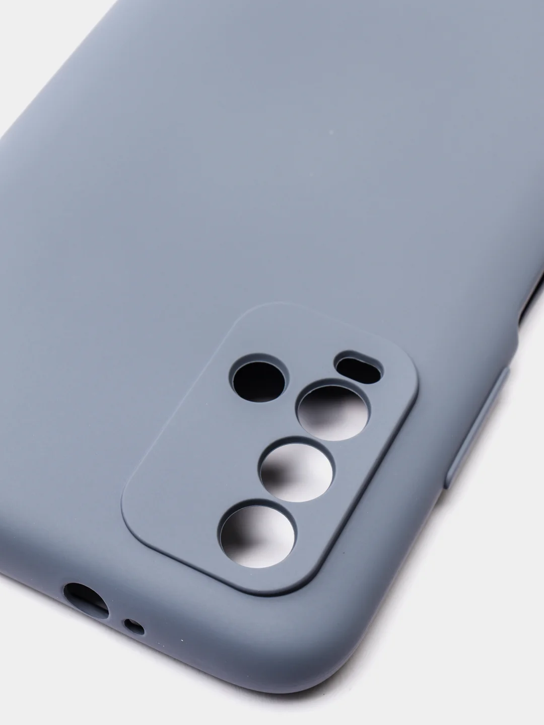 Серый чехол Xiaomi Redmi 9T силиконовый