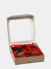 Алый подарочная коробка, бумажный наполнитель