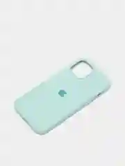 Мятный чехол для iPhone 12 Pro Max, силиконовый, c логотипом