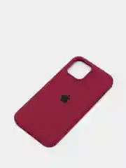 Фиолетовый чехол для iPhone 12 Pro Max, силиконовый, c логотипом