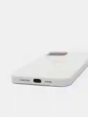 Бежевый чехол для iPhone 12 Pro Max, силиконовый, c логотипом