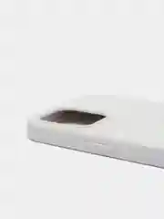 Бежевый чехол для iPhone 12 Pro Max, силиконовый, c логотипом