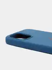 Темно-синий чехол для iPhone 12 Pro Max, силиконовый, c логотипом