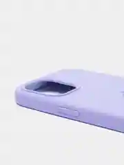 Лавандовый чехол для iPhone 12 Pro Max, силиконовый, c логотипом