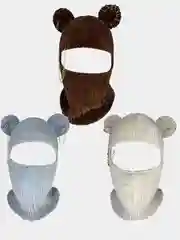 Бежевый балаклава Велюровая унисекс