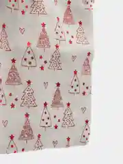 Белый мешочек новогодний подарочный, мешки мешок для упаковки новогодних подарков пакет коробка