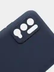 Темно-синий чехол Xiaomi Poco M3 Pro / Redmi Note 10T, Сяоми Поко М3 Про / Редми Нот 10Т, силиконовый