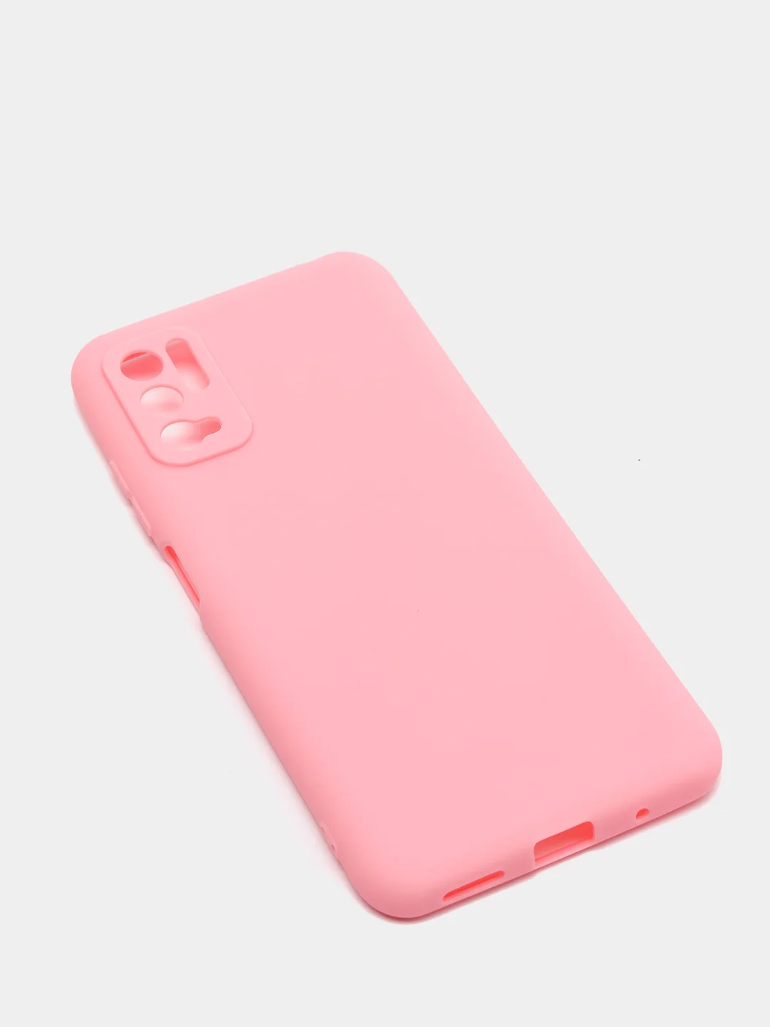 Розовый чехол Xiaomi Poco M3 Pro / Redmi Note 10T, Сяоми Поко М3 Про / Редми Нот 10Т, силиконовый