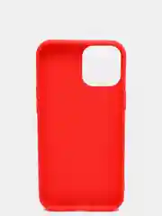 Красный чехол силиконовый на iPhone 5, 5s, 6, 6s, 7, 8, SE 2020, X, XR, XS Max, 12 14 Pro, 13 mini