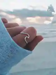 Кольцо Amore store "Волна", унисекс