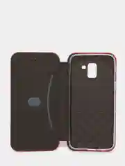 Красный чехол книжка Samsung Galaxy J6 (2018), Самсунг Галакси Джи6 (2018)