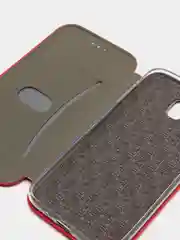 Красный чехол книжка на Samsung Galaxy J5 2017 (J530), Самсунг Галакси Джи 5 2017 (Джи 530)