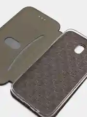 Синий чехол книжка на Samsung Galaxy J5 2017 (J530), Самсунг Галакси Джи 5 2017 (Джи 530)