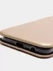 Золотой чехол книжка Samsung Galaxy J6 (2018), Самсунг Галакси Джи6 (2018)