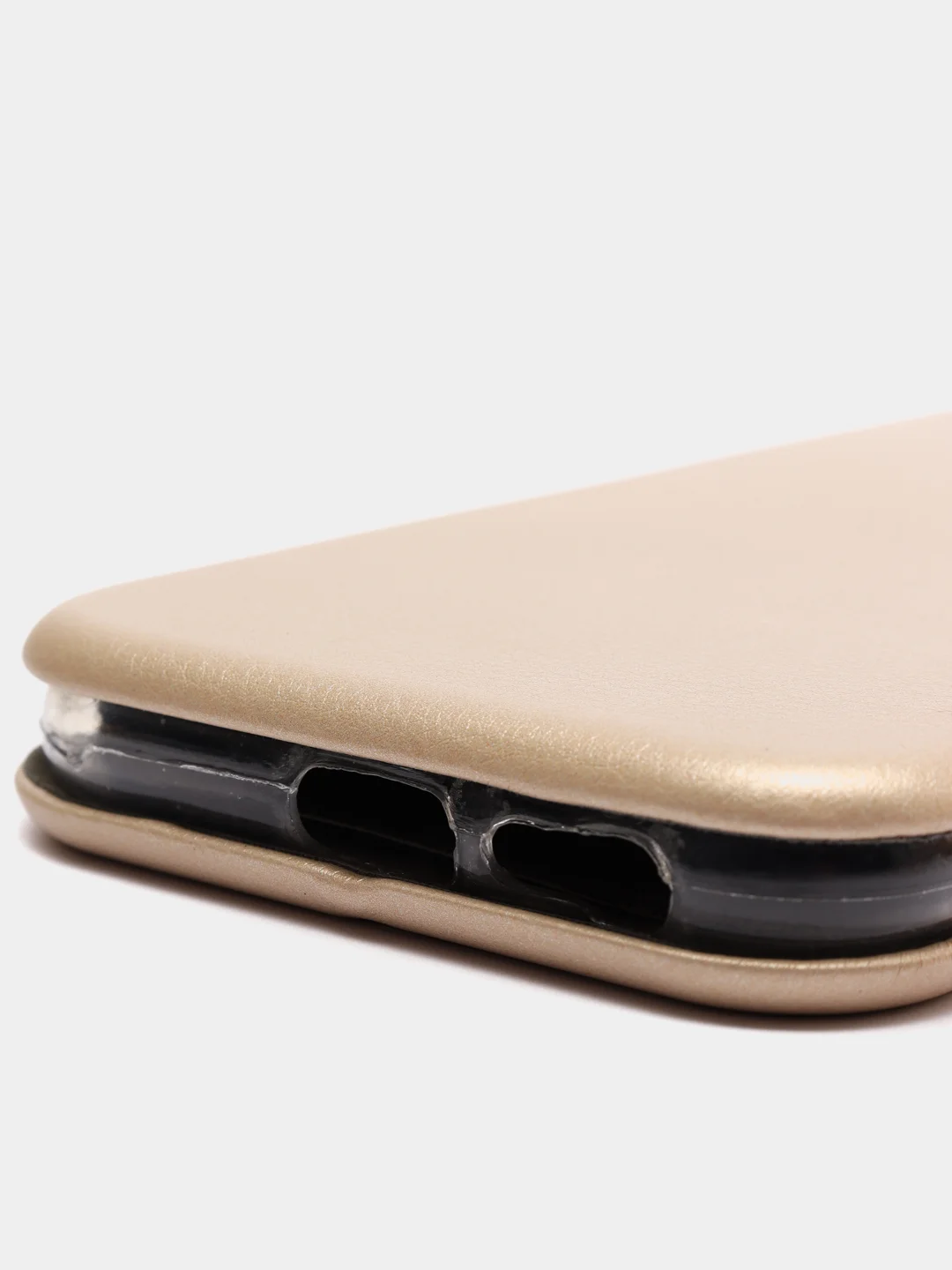 Золотой чехол-книжка на Samsung Galaxy A5 2017 (A520), Самсунг Галакси А5 2017 (А520)