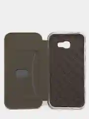Золотой чехол-книжка на Samsung Galaxy A5 2017 (A520), Самсунг Галакси А5 2017 (А520)