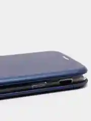 Синий чехол книжка на Samsung Galaxy J7 2017 (J730), Самсунг Галакси Джи7 2017 (Джи730)