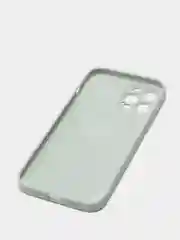 Небесно-голубой чехол для айфон со стеклянной панелью iPhone 11, 12, 13, 14, Pro, 12 Pro Max, 14 Pro