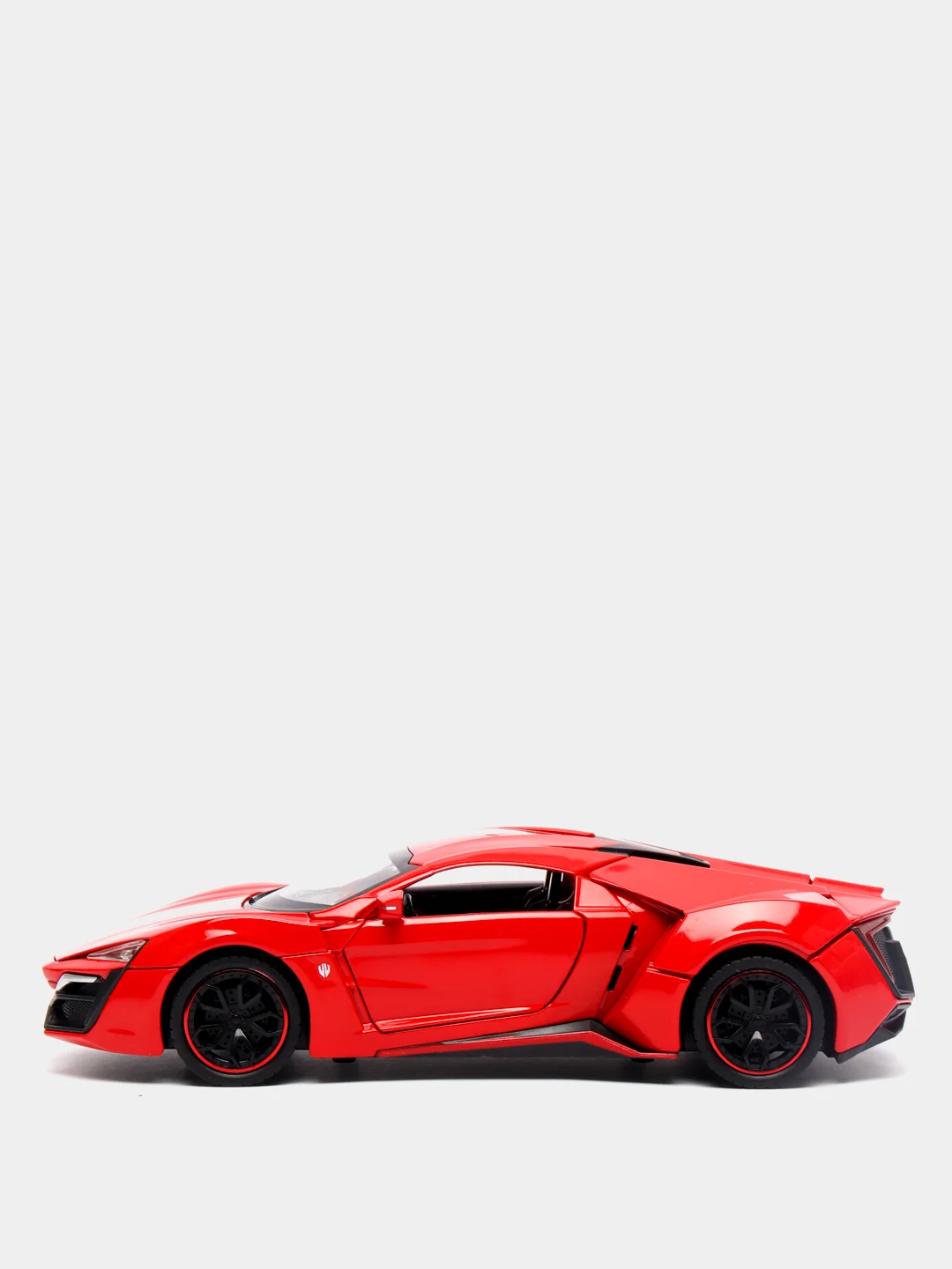 Красный металлическая машинка Die Cast 1:24 Lykans Hypersport CZ32A, инерционная