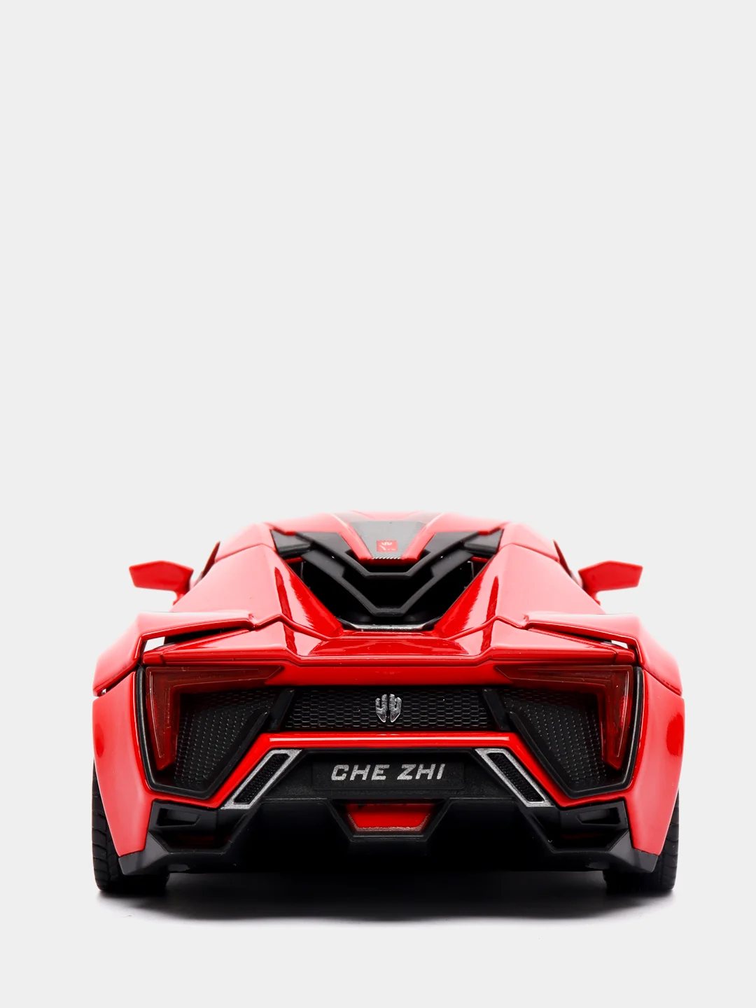 Красный металлическая машинка Die Cast 1:24 Lykans Hypersport CZ32A, инерционная
