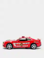 Красный металлическая машинка 1:38 Chevrolet Camaro 2014 (Полицейский/Пожарный) KT5383DPR