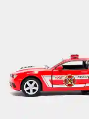 Красный металлическая машинка 1:38 Chevrolet Camaro 2014 (Полицейский/Пожарный) KT5383DPR