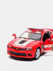 Красный металлическая машинка 1:38 Chevrolet Camaro 2014 (Полицейский/Пожарный) KT5383DPR
