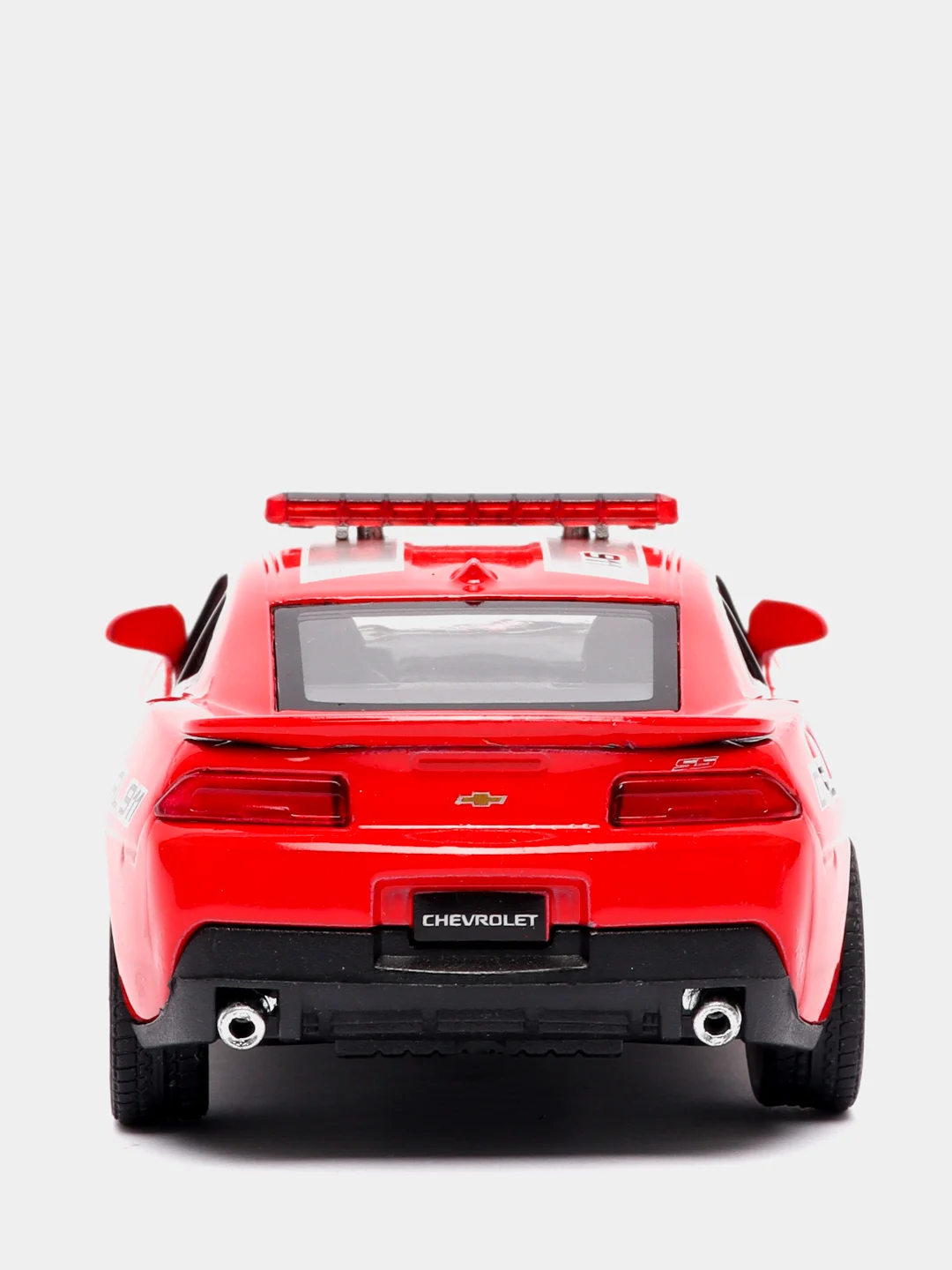 Красный металлическая машинка 1:38 Chevrolet Camaro 2014 (Полицейский/Пожарный) KT5383DPR