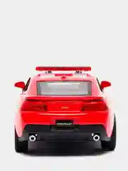 Красный металлическая машинка 1:38 Chevrolet Camaro 2014 (Полицейский/Пожарный) KT5383DPR