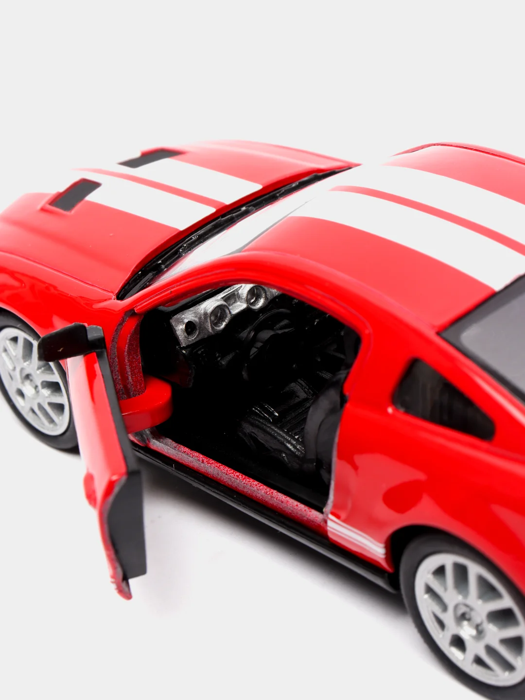 Желтый металлическая машинка 2007 Shelby GT500 KT5310D