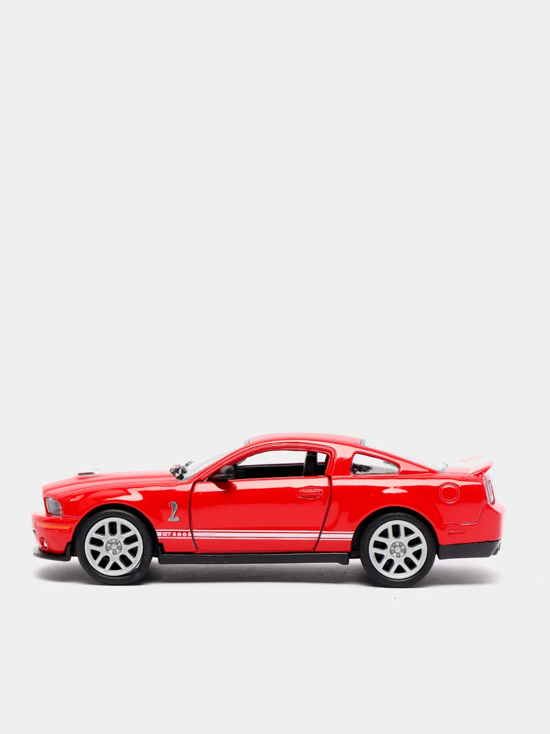 Желтый металлическая машинка 2007 Shelby GT500 KT5310D