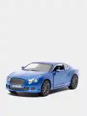Синий металлическая машинка 1:38 Bentley Continental GT Speed 2012 KT5369D