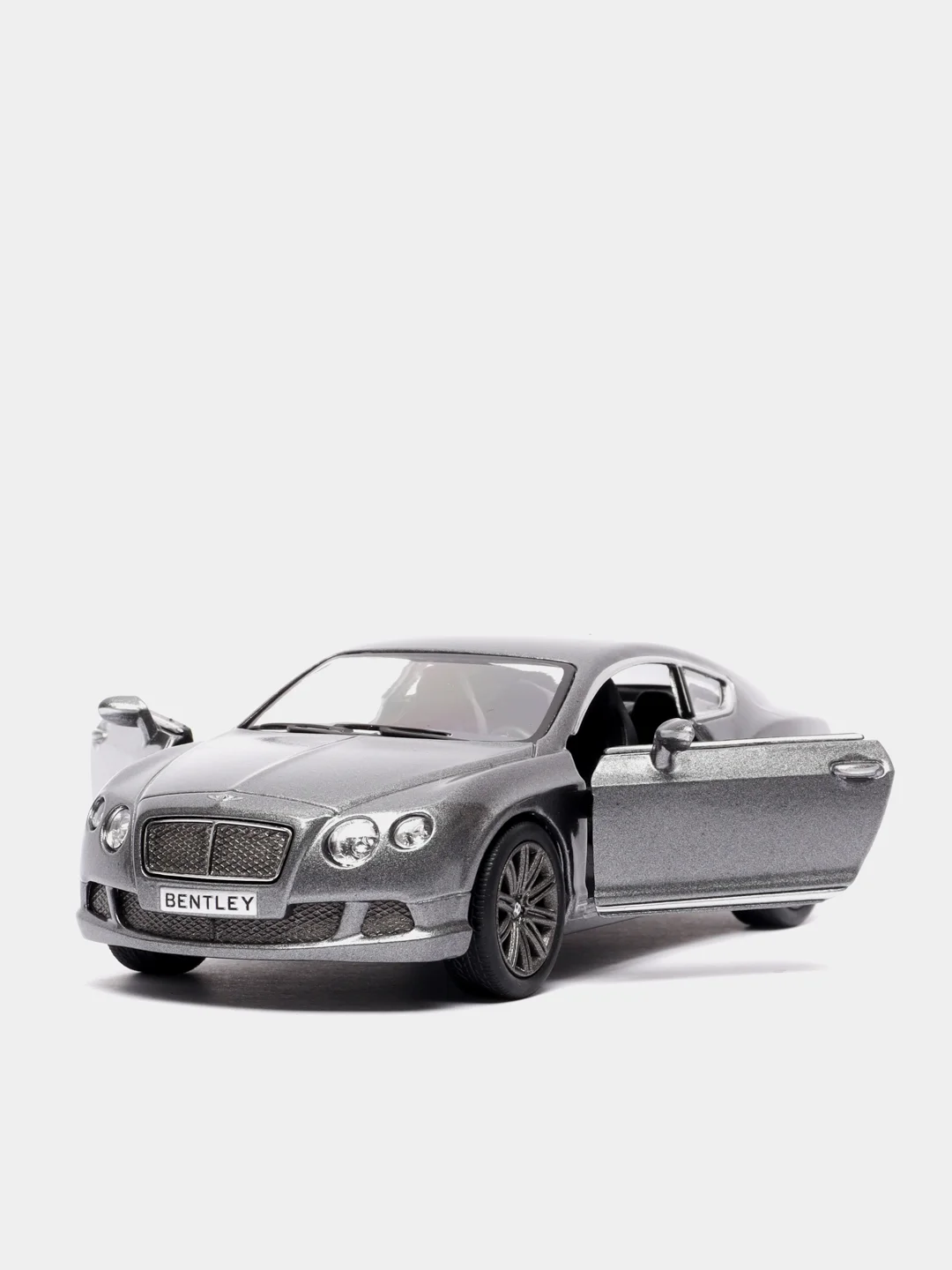 Серый металлическая машинка 1:38 Bentley Continental GT Speed 2012 KT5369D
