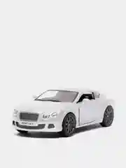 Серебряный металлическая машинка 1:38 Bentley Continental GT Speed 2012 KT5369D