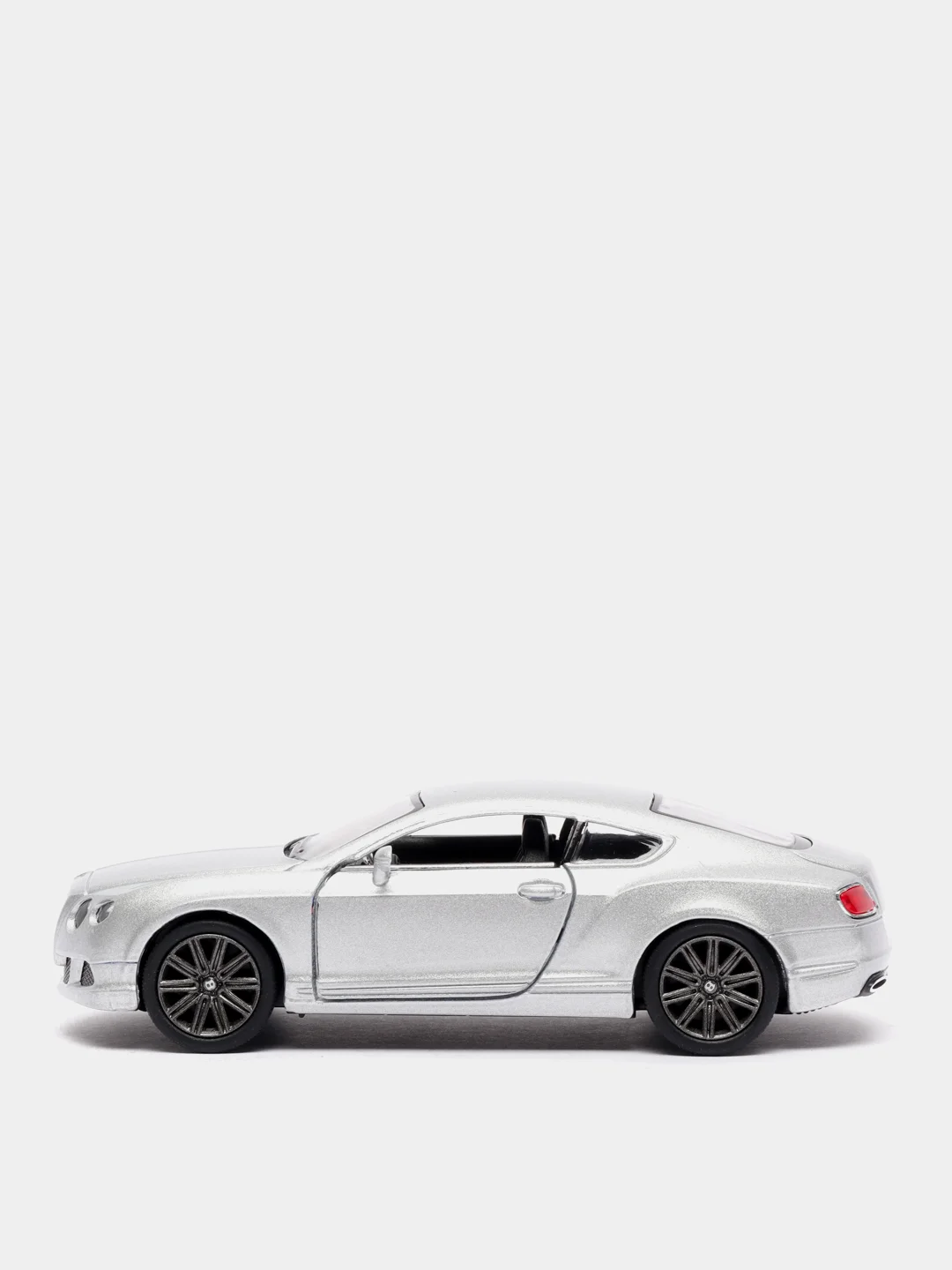 Серебряный металлическая машинка 1:38 Bentley Continental GT Speed 2012 KT5369D
